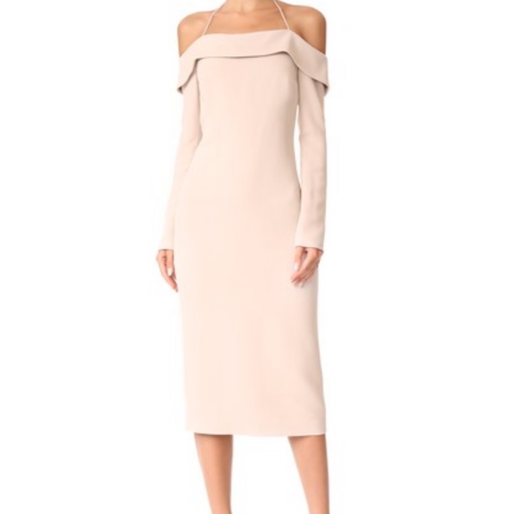 Cushnie Et Ochs Cady Dress 0 blush